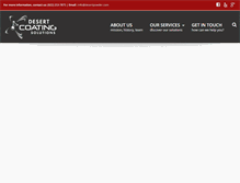 Tablet Screenshot of desertcoating.com